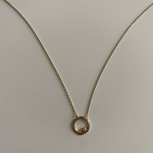 10 karat (kt) minimal dainty gold necklace